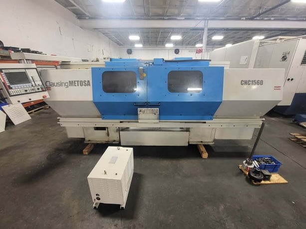 Clausing Metosa #CNC1560, CNC Lathe, 15.7" swing, 60" centers, 8.259" socs, 10" 3-jaw chuck, 10 HP, 3000 RPM - Image 2