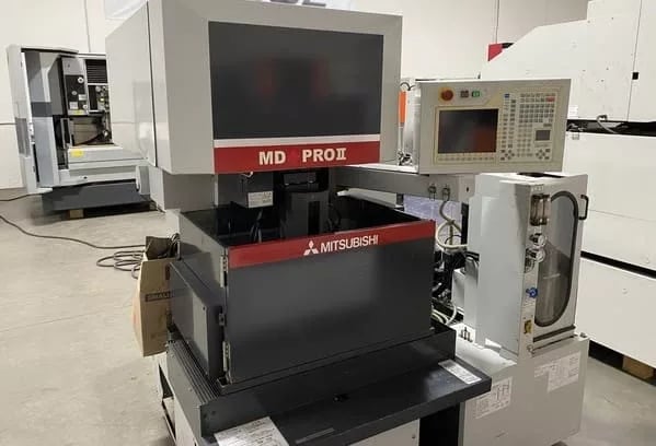 Mitsubishi #MD-Pro-II, Wire Electrical Discharge Machine, 12.6" X, 9.8" Y, 8.7" Z, 21.3" x 16.9" table - Image 1