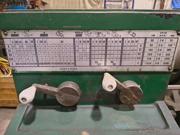 18" x 60" JET-URPE #1860, Engine lathe, 10" chuck, 2" bore, inch/metric thread - Image 6