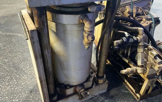 220 Ton, TMP, Four-Post Hydraulic Press, 16" x 16" x 18", 10 HP, 2500 psi, 1993 - Image 9