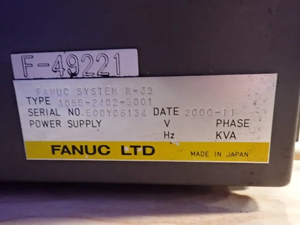 Fanuc #ARC-MATE-100i, Industrial Robot, A05B-1210-B601, A05B-2402-B001 Controller, Teach Pendant, 2000 - Image 6