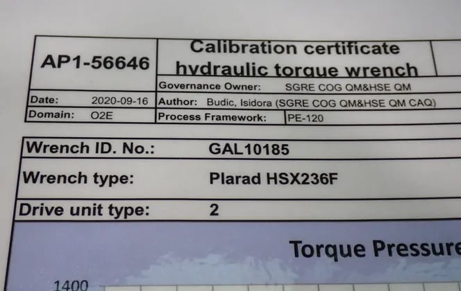Plarad #HSX236F, Hydraulic Torque Wrench, with Case - Image 7