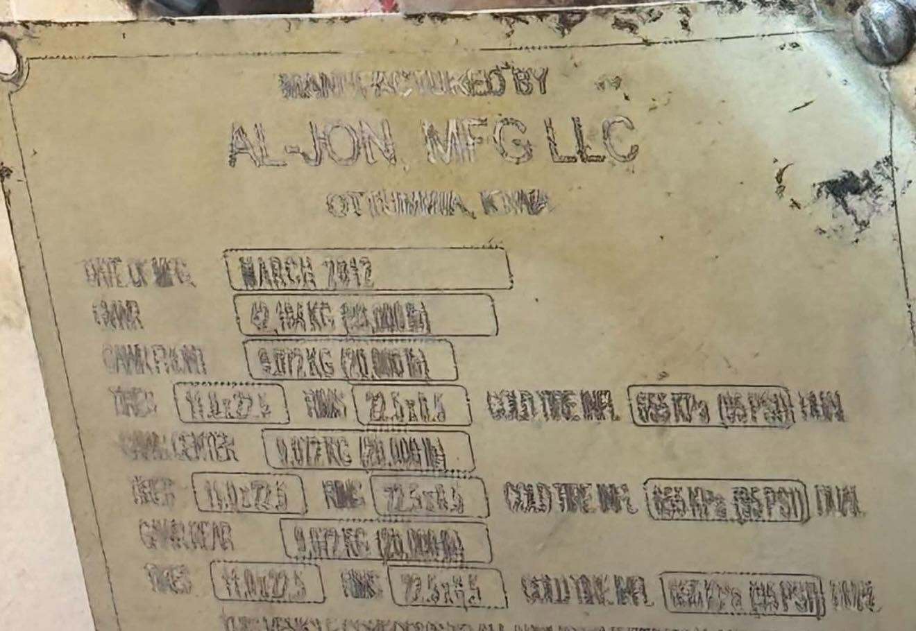 Aljon #580, Logger Baler, John Deere diesel engine, 10,000 hours, 2012 - Image 4