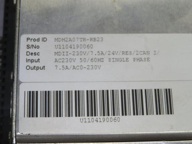 Baldor #MDH2A07TR-RB23, Servo Drive, 7.5 Amps (2 available) - Image 3