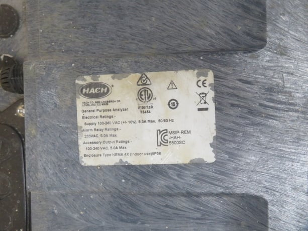 Hach #5500SC-SIO2, silica analyzer, NEMA 4X/IP66 - Image 6