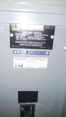 Square D, NEHB-42441-2, Panelboard, 480Y/277V, w/ Main & Circuit Breakers - Image 9