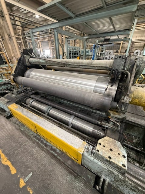 .050" x 72" Stamco, Aluminum Slitting Line, 22,000 lb., 96" outside dimension, 20" ID, RL, upgrades 2017, 1981 - Image 3