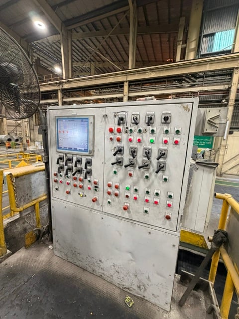 .050" x 72" Stamco, Aluminum Slitting Line, 22,000 lb., 96" outside dimension, 20" ID, RL, upgrades 2017, 1981 - Image 6