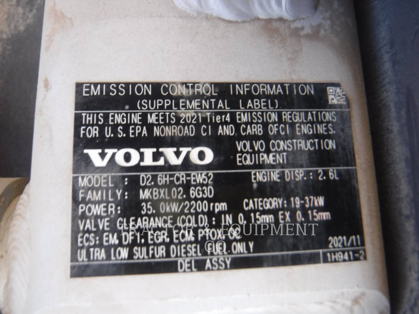Volvo ECR-58F, 981 hours, S/N: VCECR58FC00011621, 2022 - Image 8
