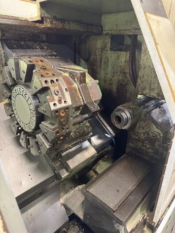 Okuma #Cadet-LNC8, CNC turning center, 15.7" swing, 10" hydraulic chuck, 3 jaw, 2.5" bore, 20.4" centers - Image 6