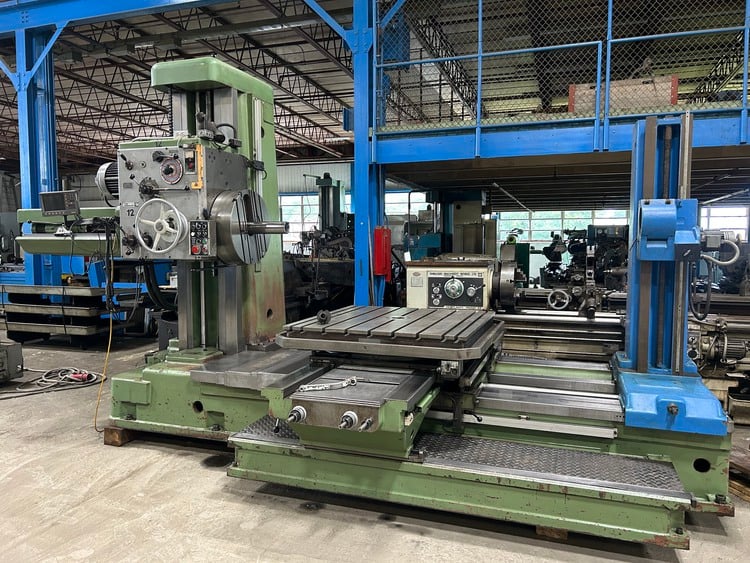 4" Tos #W100A, table type horizontal boring mill, 1994 - Image 1