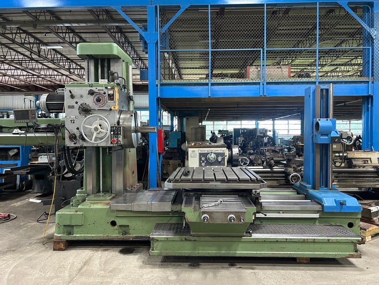 4" Tos #W100A, table type horizontal boring mill, 1994 - Image 2