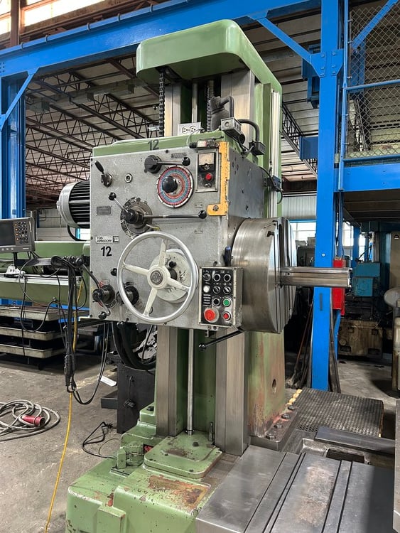 4" Tos #W100A, table type horizontal boring mill, 1994 - Image 3