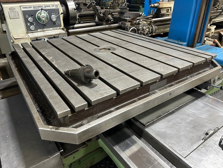 4" Tos #W100A, table type horizontal boring mill, 1994 - Image 4