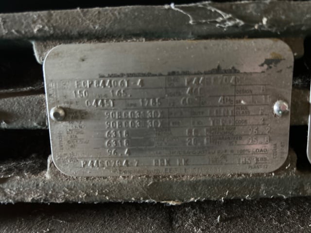 150 HP 1800 RPM RPM, Frame 445T, TEFC, 460 Volts - Image 2