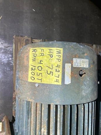 75 HP 1200 RPM Toshiba, Frame 405T, TEFC, 460 Volts - Image 5