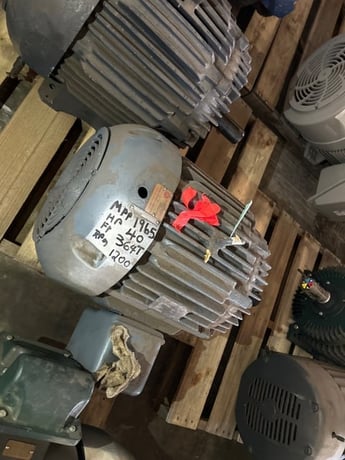 40 HP 1200 RPM Allis-Chalmers, Frame 364T, TEFC, 230/460 Volts, reman. - Image 4
