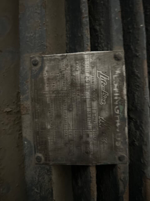 30 HP 1800 RPM Westinghouse, Frame 326S, TEFC, 220/440 Volts - Image 2