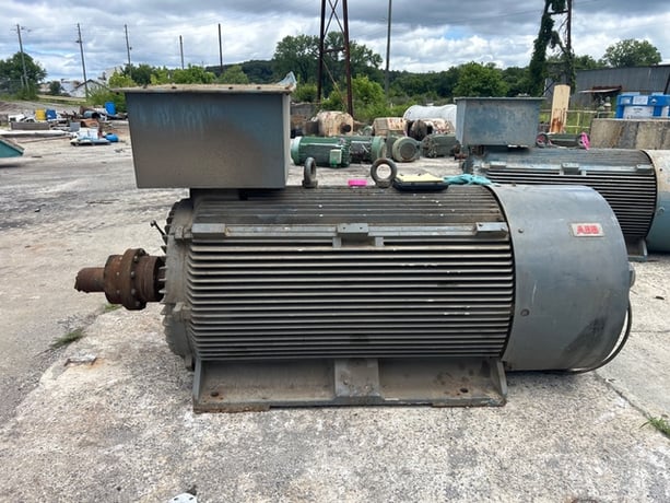 667 HP 300 RPM ABB, Frame AMZ0500LG10 RAM, TEFC, 25 Hz, 460 Volts - Image 6