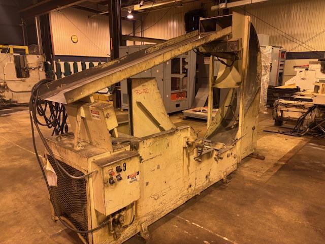 10000 lb. Jaybird #JA-2460, reverse loop coil cradle, 24" width, 60" outside dimension, drop down pneumatic - Image 3