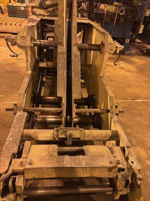 10000 lb. Jaybird #JA-2460, reverse loop coil cradle, 24" width, 60" outside dimension, drop down pneumatic - Image 7