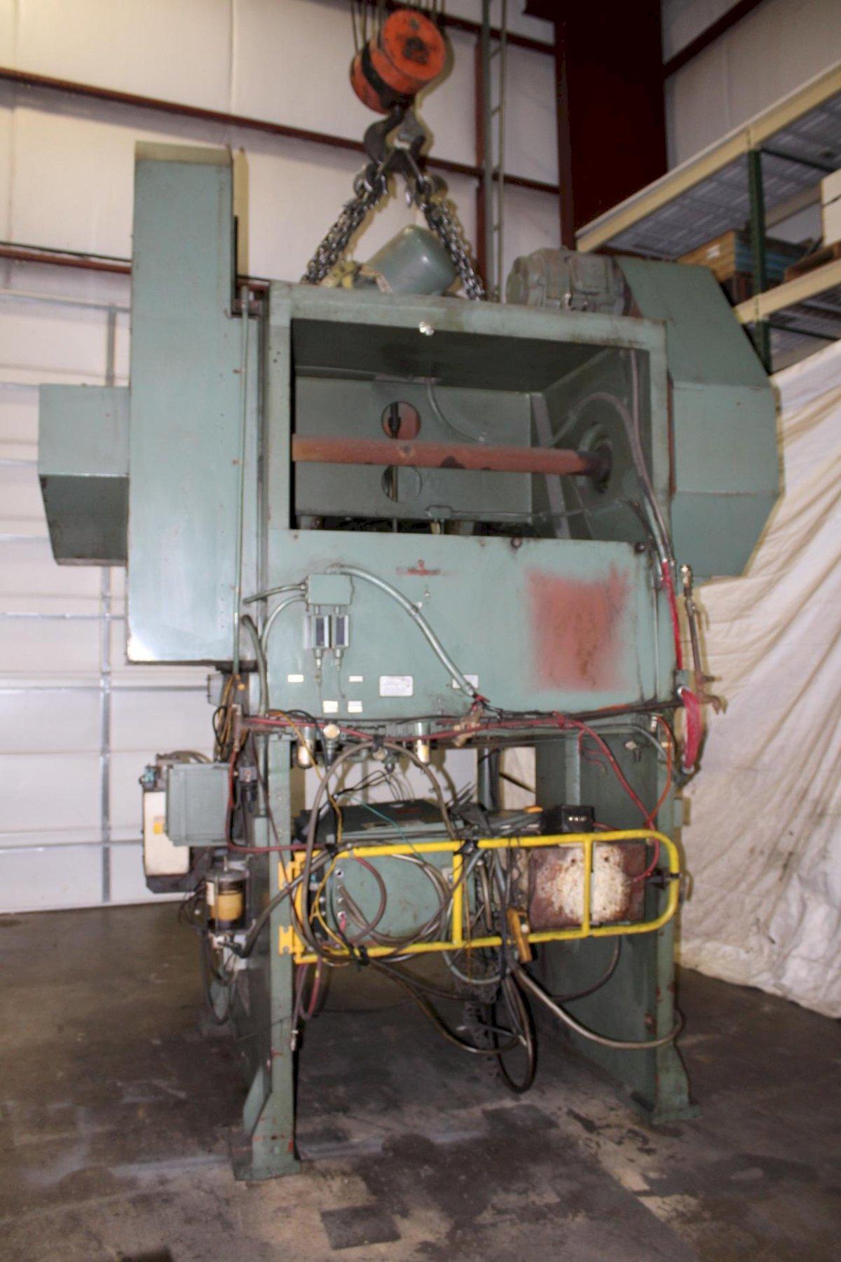 150 Ton, Precision #150 G OBS, gap frame double crank press, 6" stroke, 22.34" Shut Height, 3" adj., 72" x - Image 5