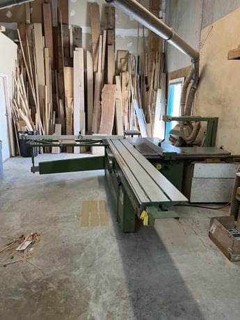 Robland #Z-320, sliding table saw, 126" crosscut capacity, 16" blade, 7.5 HP, 5000 RPM - Image 3