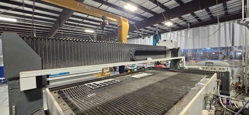 Flow #Mach-500-4020-XD, CNC waterjet, 157" x 78" envelope, 94000 PSI, 50 HP intensifier, 700 IPM, FlowXpert - Image 4
