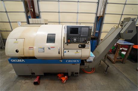 Okuma #Crown-762S, CNC turning center, 21.7" swing, 2.1" bar, 2-Axis, - Image 2