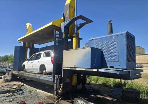 OverBuilt #10HS, Car Crusher, 159-ton crushing force, 20'-3" L x 7'-6" width x 10' H crusher opening - Image 1