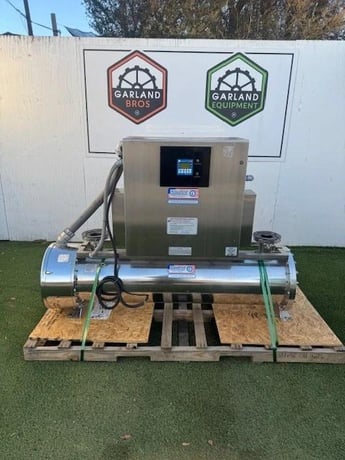 Aquafine #SCD-1450-H, UV Chlorine Destroyer, Stainless Steel, integrated PLC/HMI touchscreen, 150 psig, 240 - Image 1
