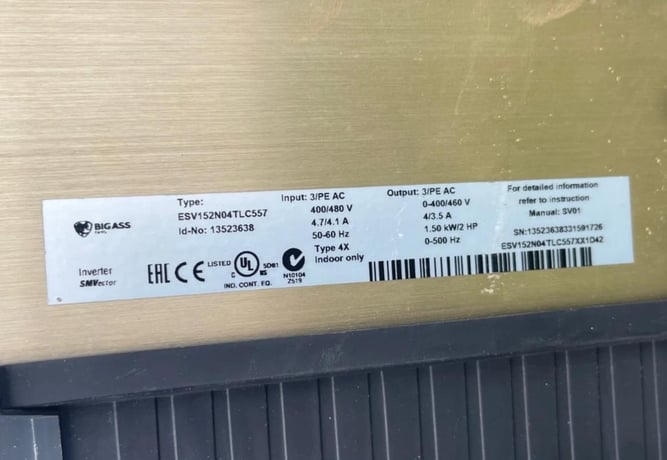 Big Ass Fans #Basic6, HVLS Industrial Ceiling Fan, 2 HP motor, 200-240/400-480 VAC, 3PH, 2017 - Image 4
