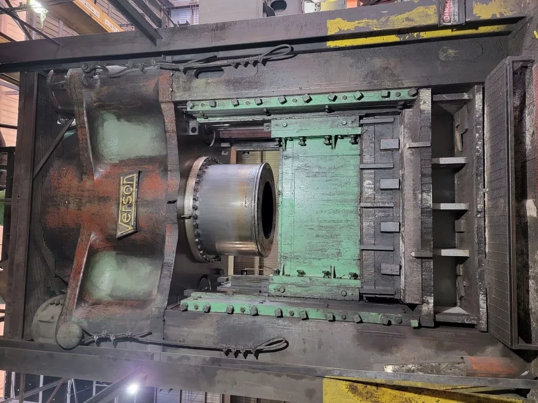 5,000 Ton, Verson, Down-Acting Hydraulic Press, 96" dl, 72" platen stroke, 96" x 96" platen, 24" shut height - Image 2