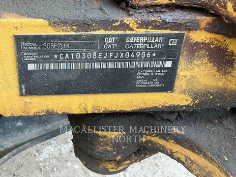 Caterpillar 308E2 AQ+, 3304 hours, S/N: FJX04906, 2016 - Image 6