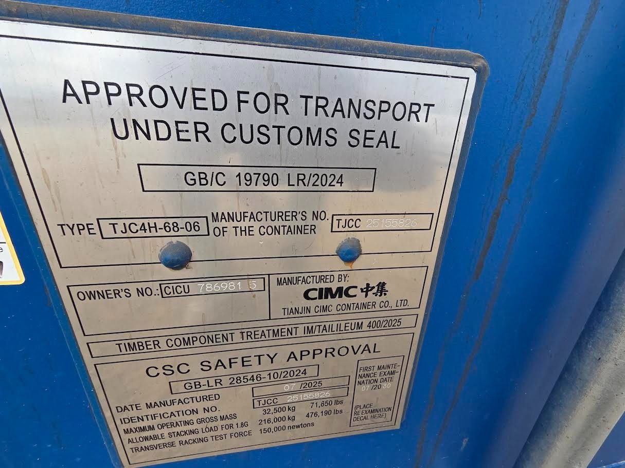 40' CIMC, container, 2025 - Image 2