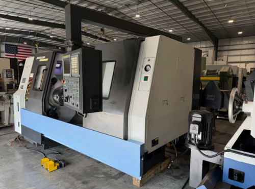 Daewoo Doosan Puma #400B, CNC Lathe, 30.3" swing, 22" diameter x 41.3" L max, 5.2" bore, 2k RPM, tool preset - Image 3