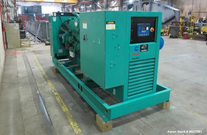 400 KW Cummins #DFCE, Diesel Generator Set, #NTA855-G5 engine, 605 HP, 3ph, PMG, DeepSea ctrl, 1021 hours - Image 3
