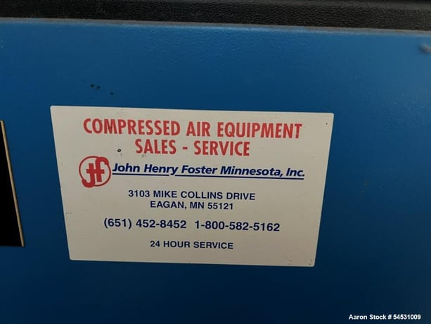 292 CFM, 150 PSIG, Kobelco #KNW, Rotary Screw Air Compressor, 75 HP, 460 V. - Image 6