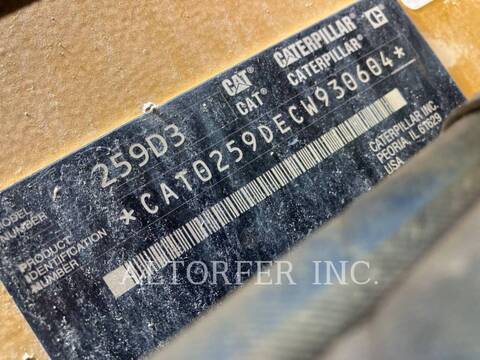 Cat 259D3, Skid Steer Loader, 420 hours, S/N: CW930604, 2023 - Image 6