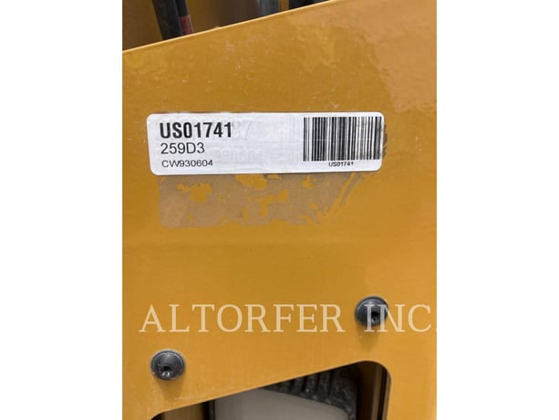 Cat 259D3, Skid Steer Loader, 420 hours, S/N: CW930604, 2023 - Image 7