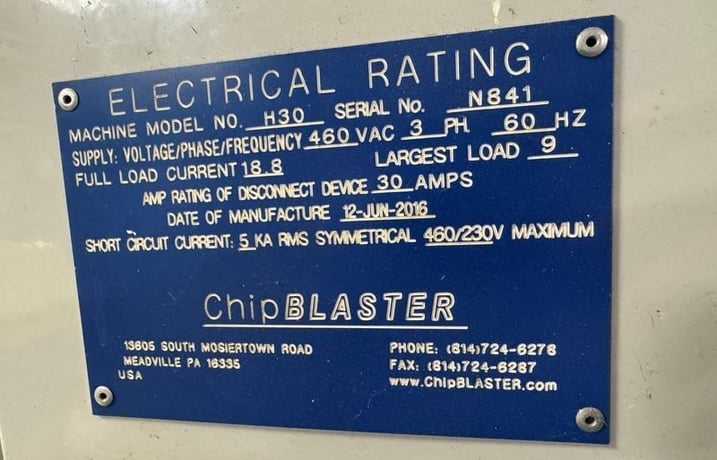 ChipBlaster #H30, high pressure coolant filtration system, 1000 psi, MistBlaster, ChipChiller, 8 gpm, dual - Image 8