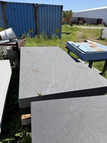 60" x 120" x 10" Granite Surface Combustion plate with stand - Image 2