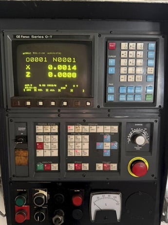 48" Giddings & Lewis, CNC vertical turret lathe, 64" sw, 48" height under rail, Fanuc O-T - Image 6