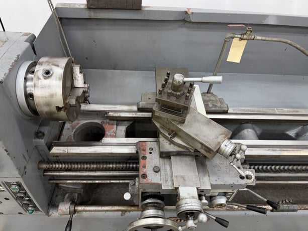 17" x 60" Atrump #1760, gap bed engine lathe with Newall Topax digital read out, 3-jaw chuck, 4-way tool post - Image 7