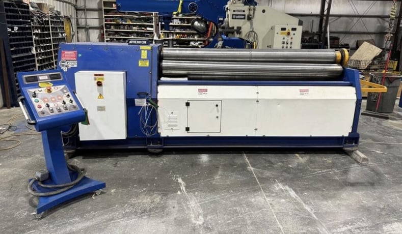 Americor #4RDP-250/8, plate roll, 4-rolls, double initial pinch, power drop end - Image 3