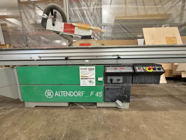 Altendorf #F45, sliding table panel saw, 149.5" cutting length, 16" blade capacity, 4-7/8" depth, 51" rip - Image 6