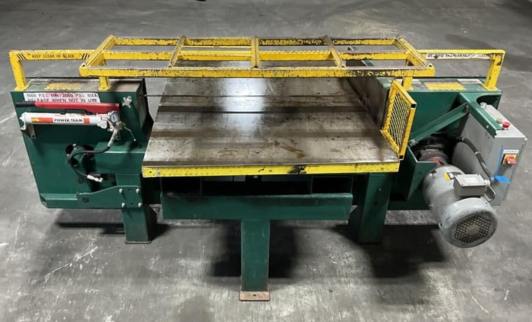 Smart Machine Tool, 54" bandsaw pallet dismantler, 54" pallet capacity, 10 HP Baldor, 2200 RPM blade, 20' - Image 2