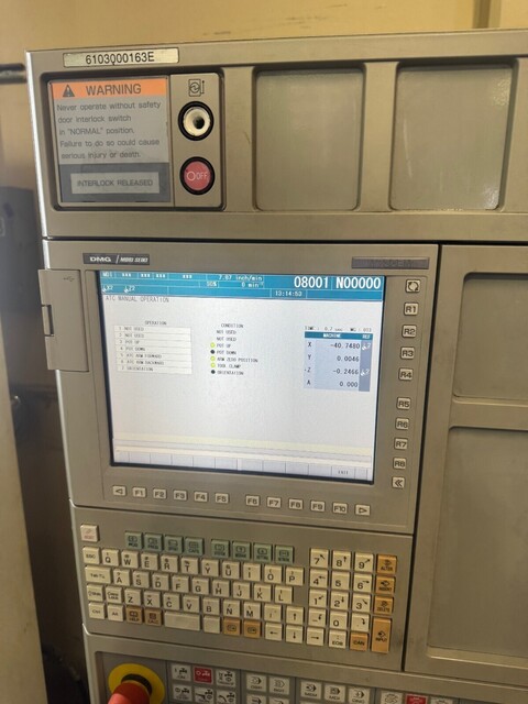 DMG, Mori #DMC-1035-V-Ecoline, Vertical Machining Center, 40.7" X, 19.9" Y, 20.1" Z, 22" x 47.2" table, 13 - Image 4