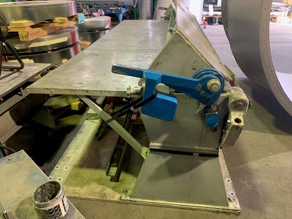 20 gauge x 10' Dreis & Krump #S01016, straight apron leaf brake, adj counter weights, 1979 - Image 5