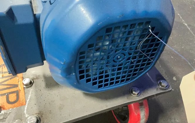 3 HP Waukesha, Positive Displacement Pump, 4 Wheel Stainless Steel Push Cart, 1762/315 RPM, 230/460 V. - Image 9